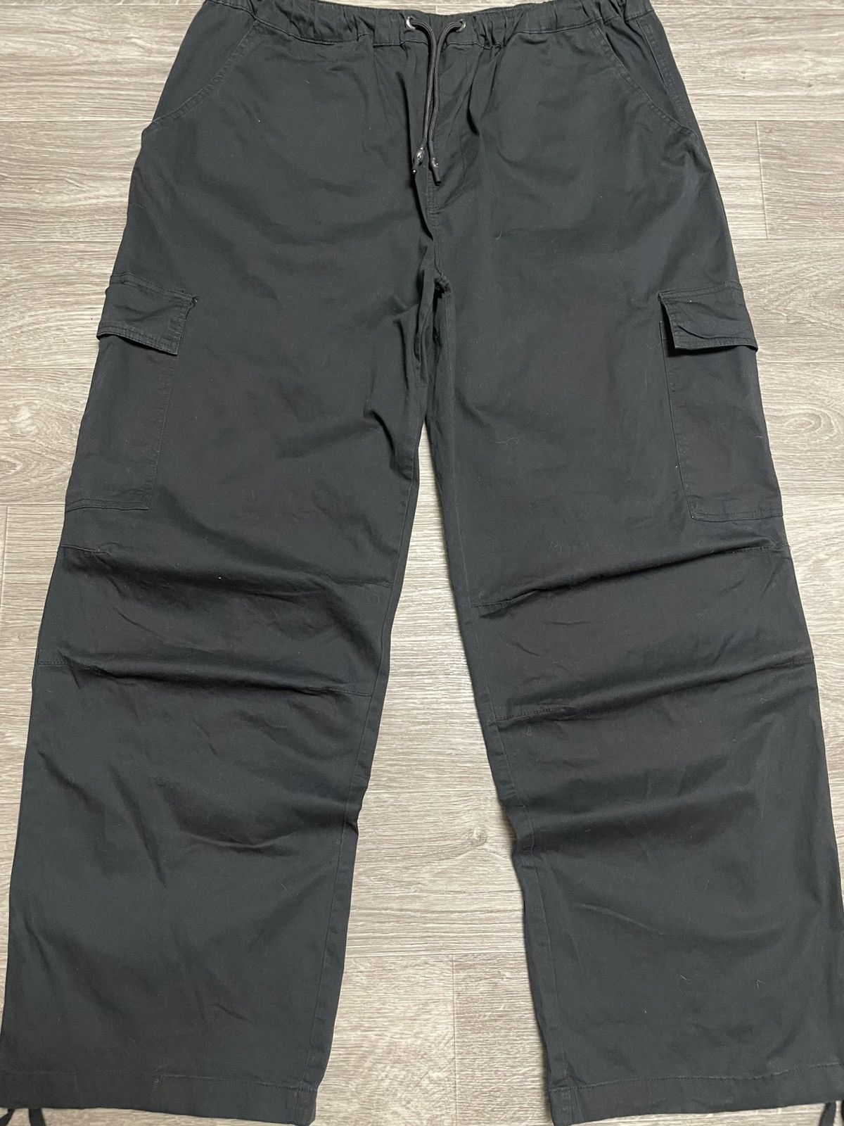 Ed Hardy Ed Hardy x Urban Outfitters Black Cargo Pants Y2K Streetwear Size US 36 / EU 52 - 4 Thumbnail