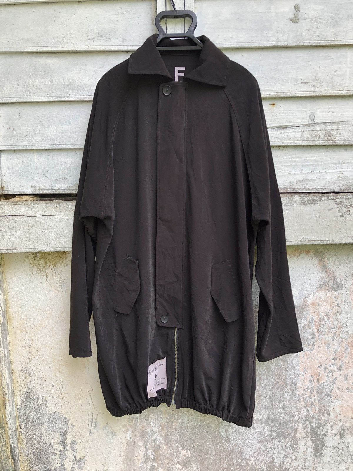 Drain Gang × If Six Was Nine × Japanese Brand ROVTSKI: AFYF Light Weight Baggy Stretch Art Coat Size US L / EU 52-54 / 3 - 3 Thumbnail