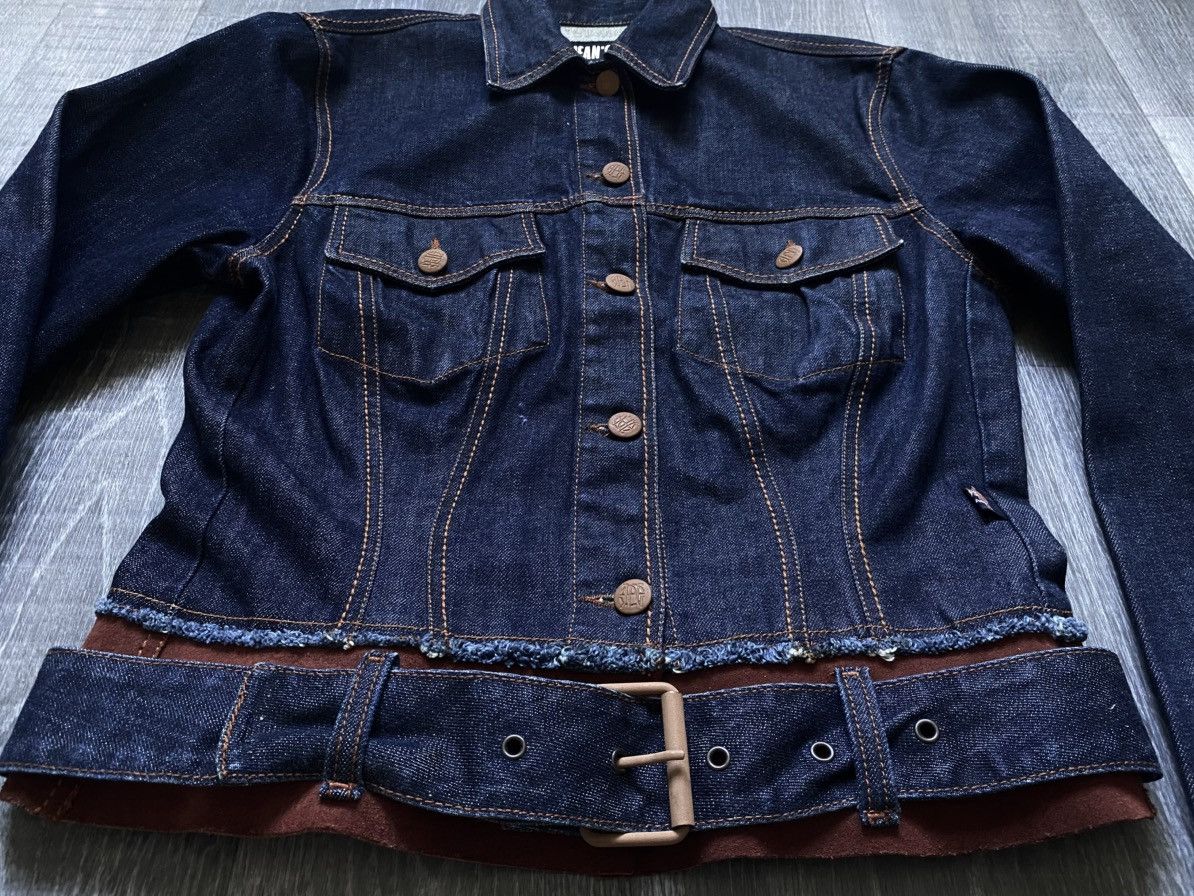 Jean Paul Gaultier Jean Paul Gaultier JPG.Jean’s Archival Denim Suede Jacket Size M / US 6-8 / IT 42-44 - 8 Thumbnail