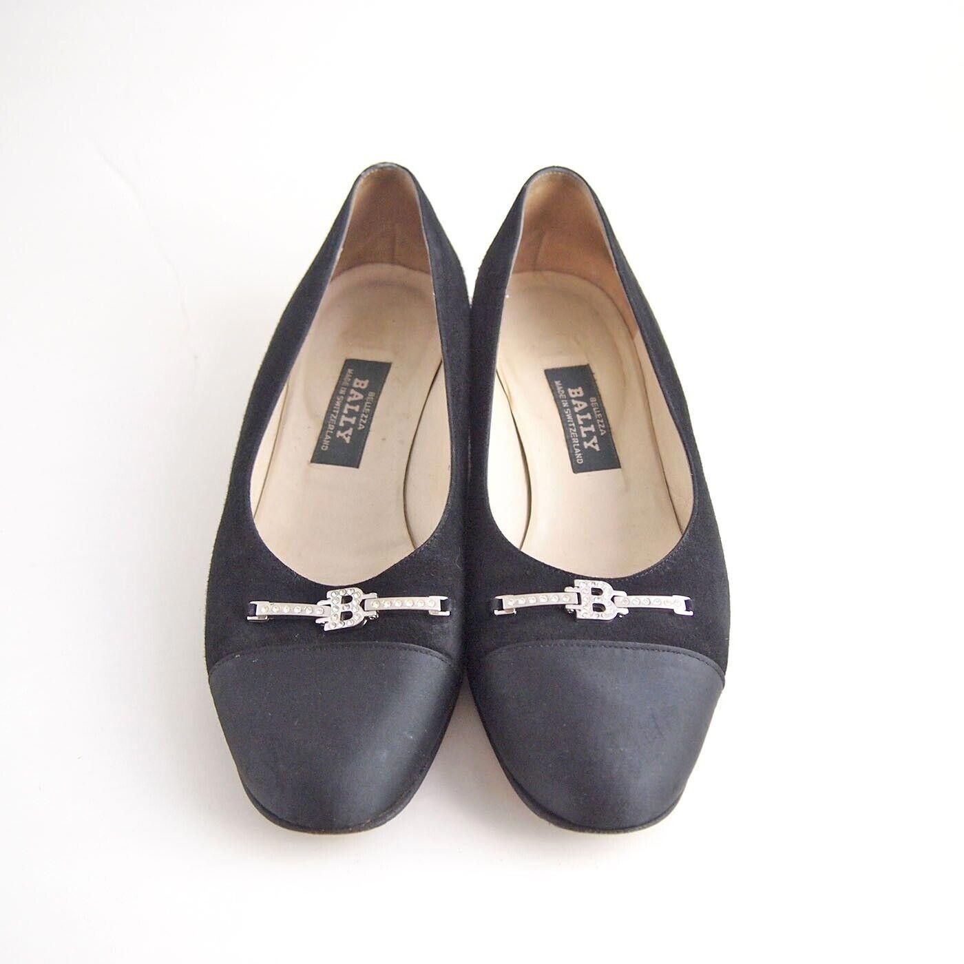 Bally Bally Oggiona Flats Black Suede Satin EU 37 US 6.5 C Size US 6.5 / IT 36.5 - 1 Thumbnail