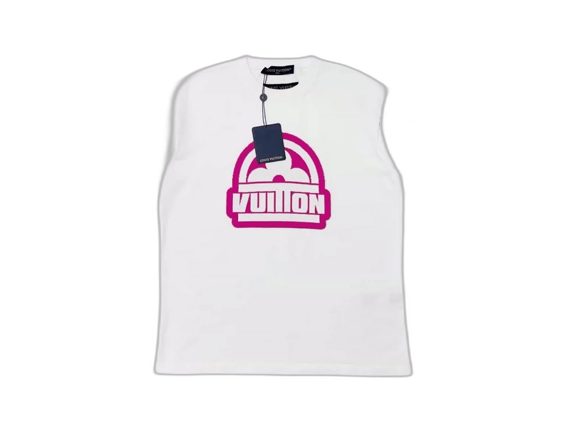 Louis Vuitton Louis Vuitton White Short Sleeve Knit Top Size US M / EU 48-50 / 2 - 1 Thumbnail