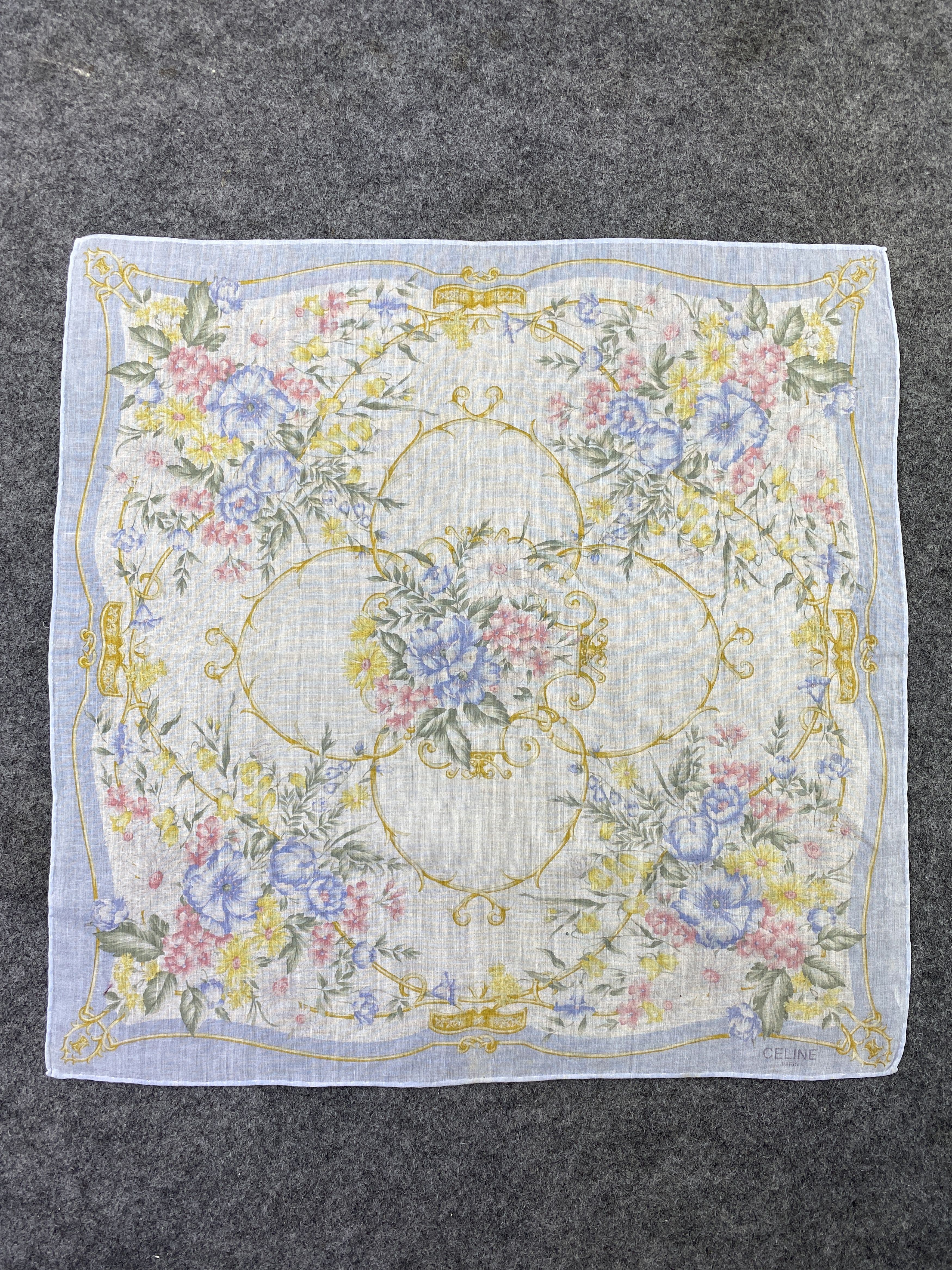 Celine Celine handkerchief bandana neckerchief-B306 Size ONE SIZE - 3 Thumbnail