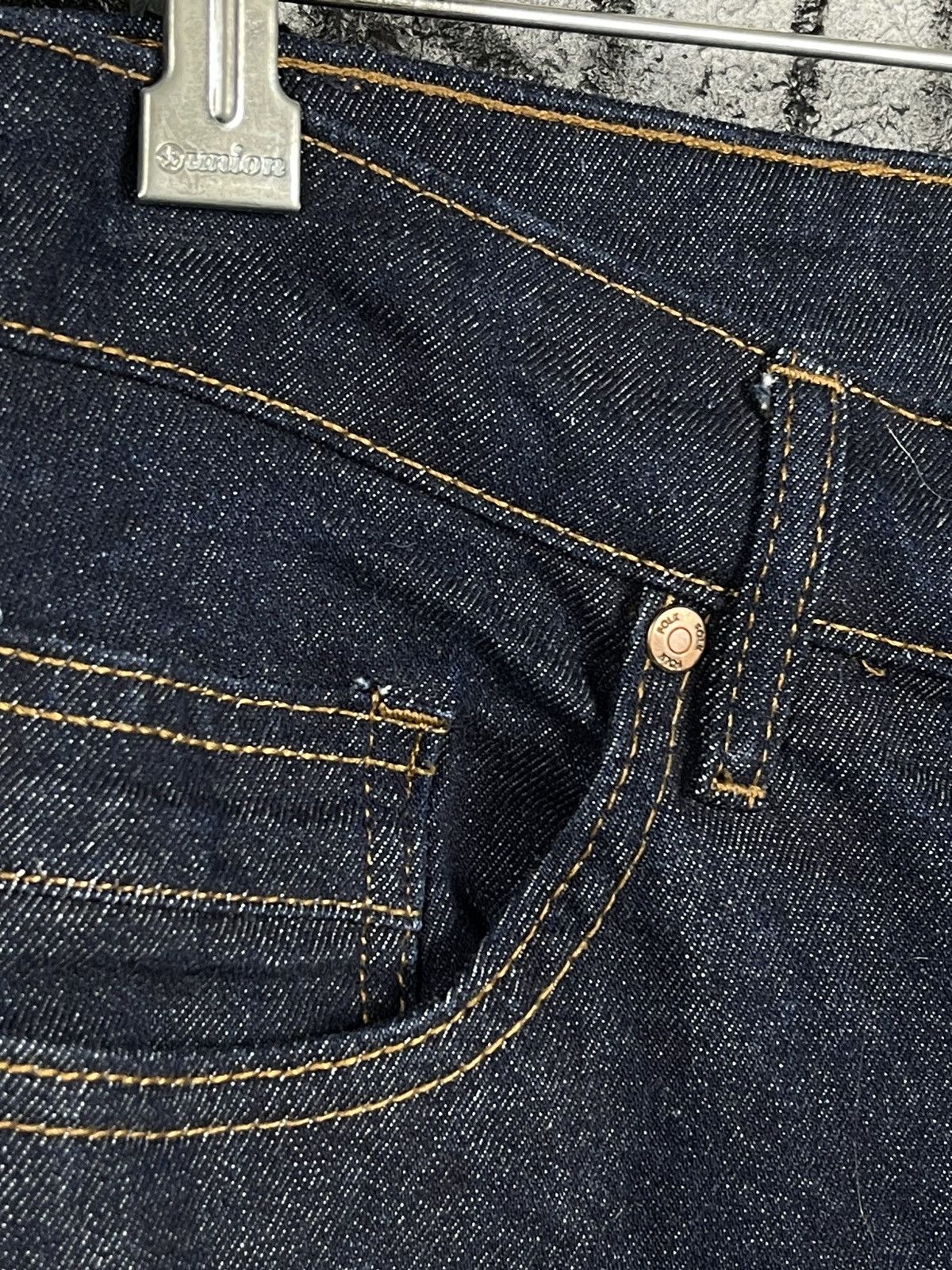 Folk Folk Indigo Blue Cotton Selvedge Denim Jeans Men’s Size W38 Size US 36 / EU 52 - 8 Thumbnail