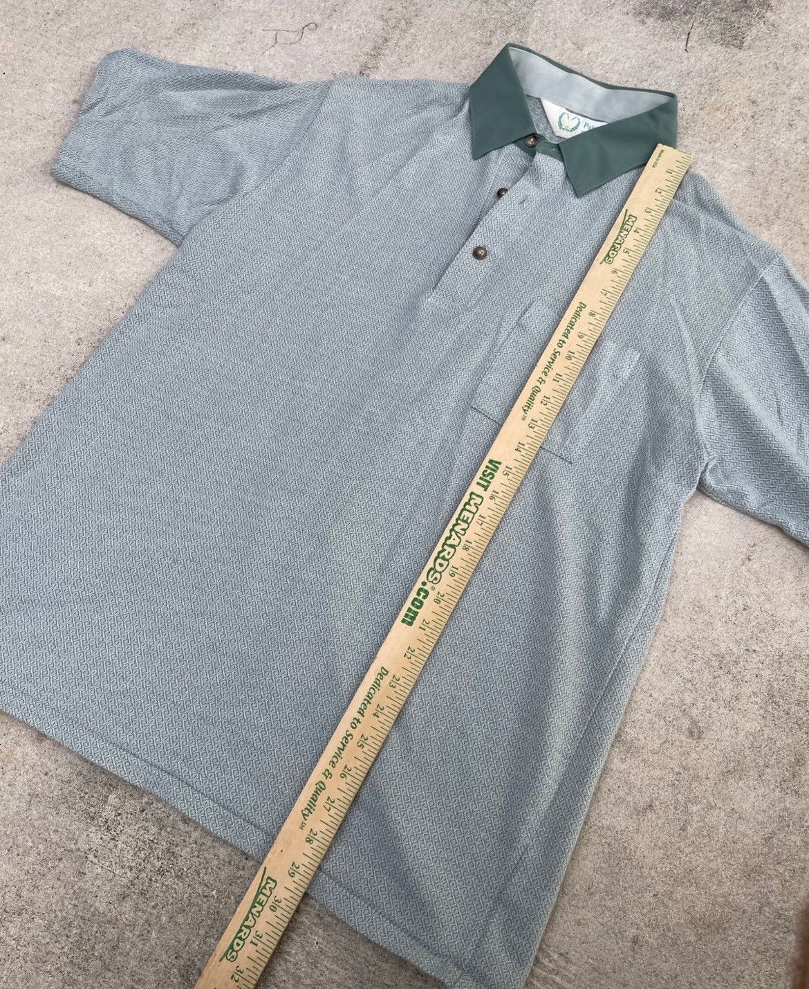 Other Vintage Palmland Club Polo Shirt Green Collar Mens Large Size US L / EU 52-54 / 3 - 3 Thumbnail