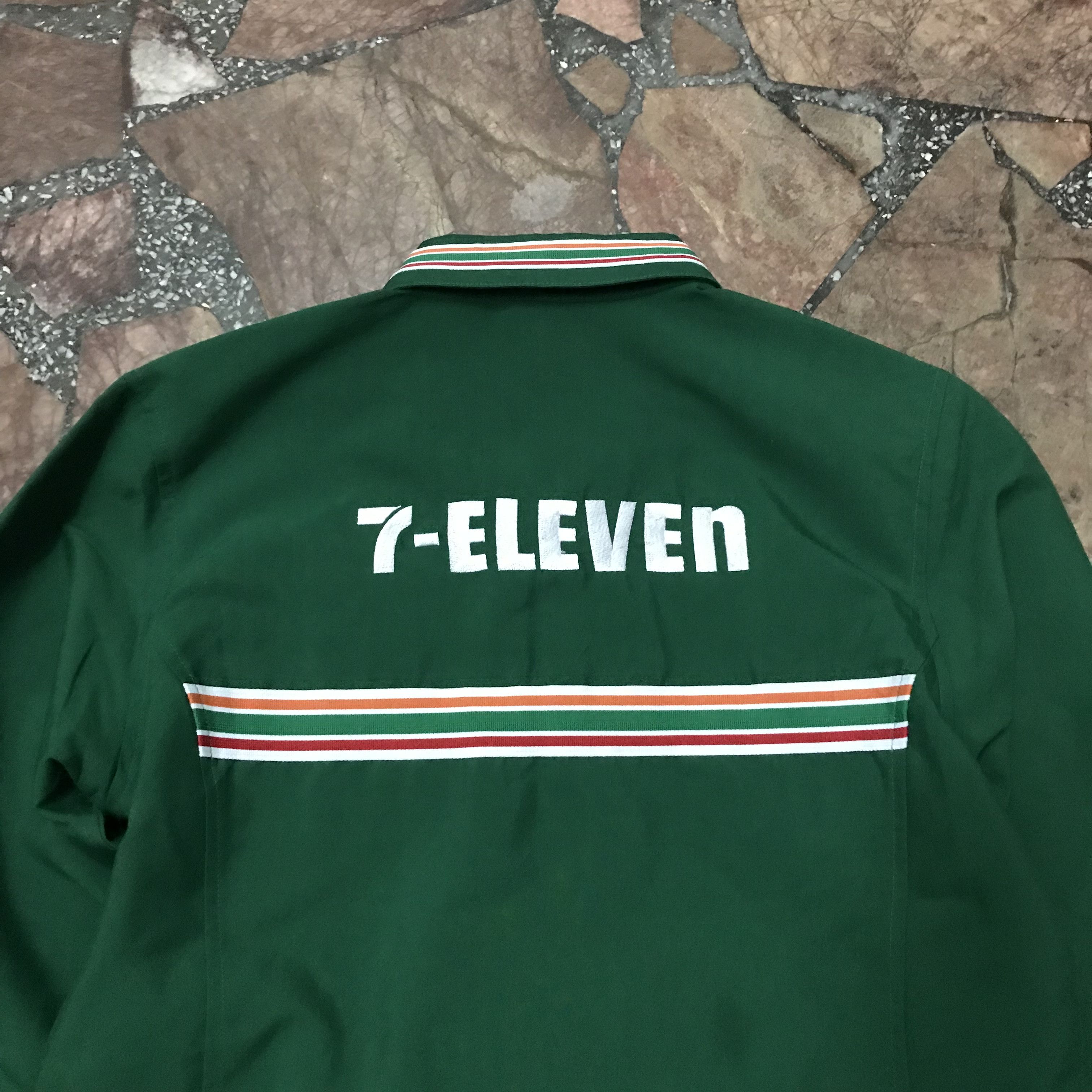 Japanese Brand 7eleven uniform work Japan green design jacket Size US M / EU 48-50 / 2 - 5 Thumbnail