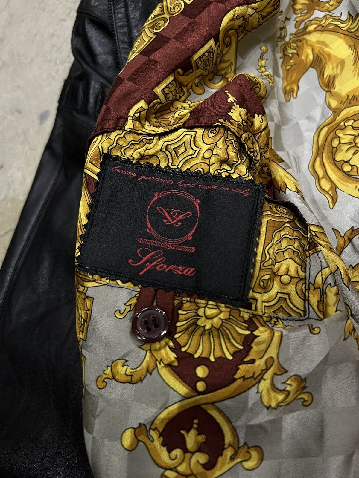BRIONI VINTAGE LEATHER JACKET