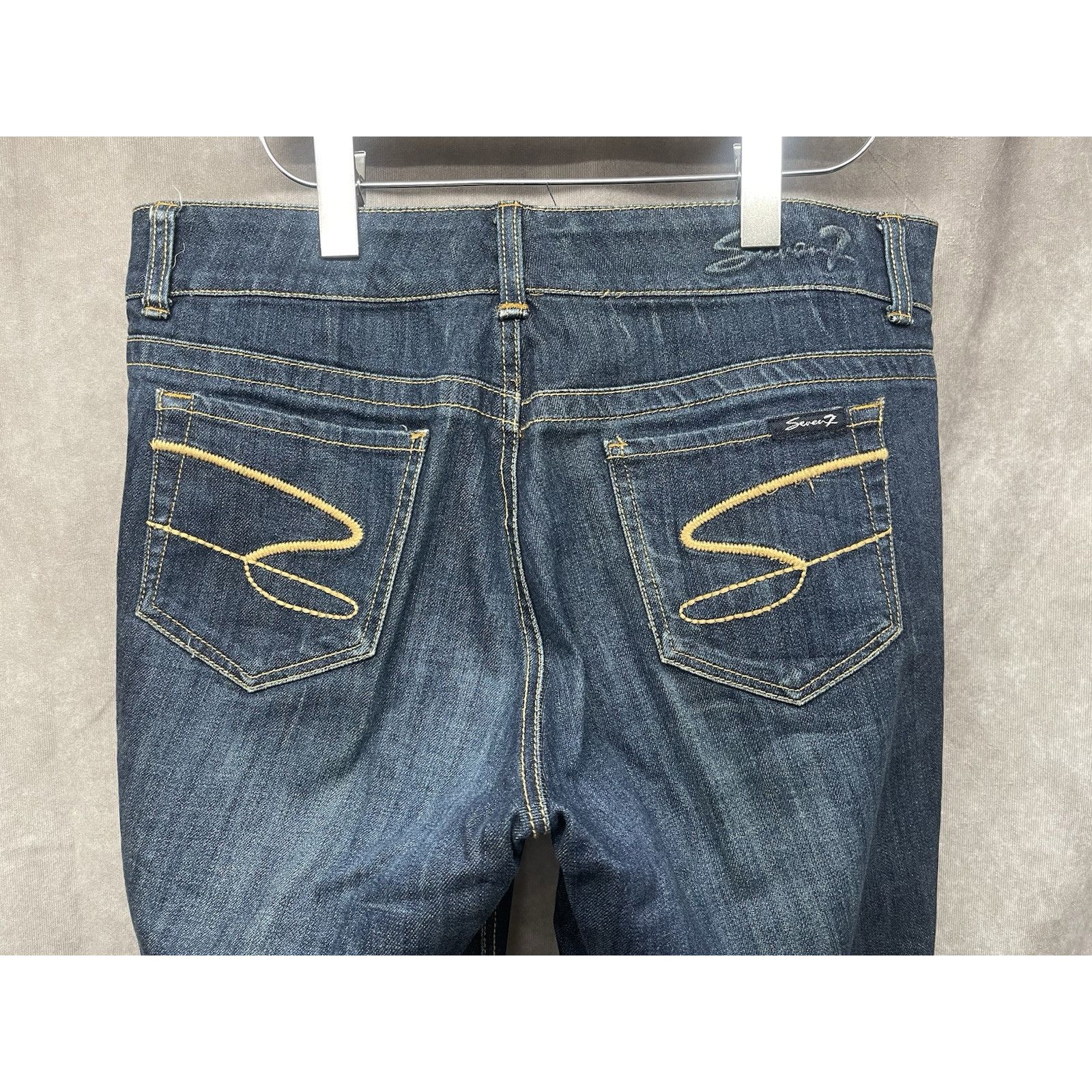 Other Seven7 Slim Straight Jeans Women Sz 10 / 29 Waist Blue Mediu Size 32" / US 10 / IT 46 - 3 Thumbnail