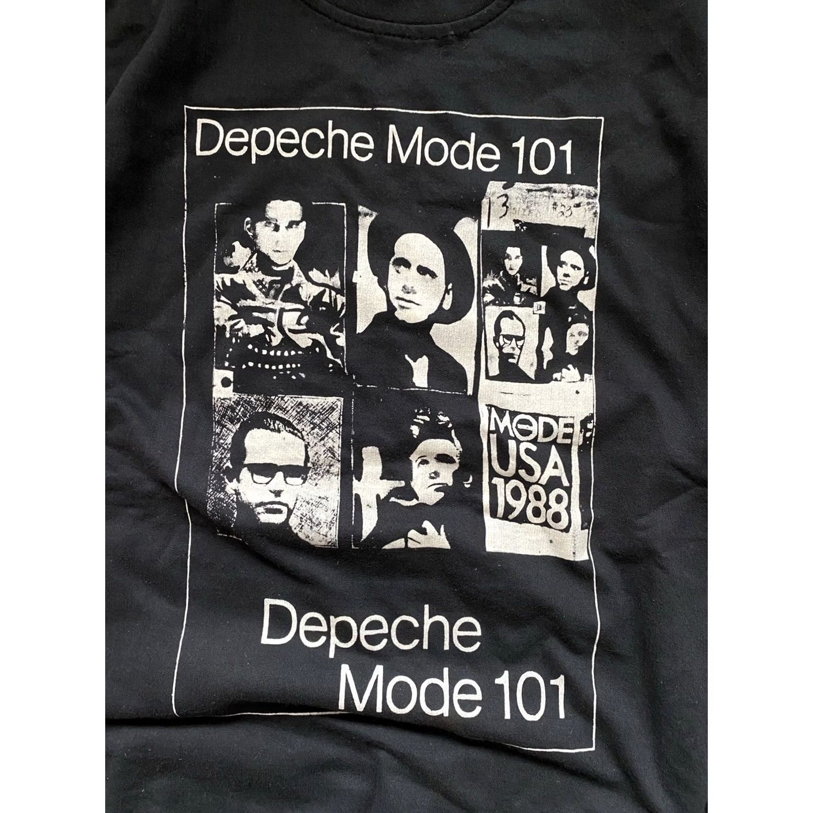 Vintage VINTAGE Depeche Mode 101 Black Sweatshirt Mens M Black Sweatshirt 1988 Vintage 80s Size US M / EU 48-50 / 2 - 2 Thumbnail