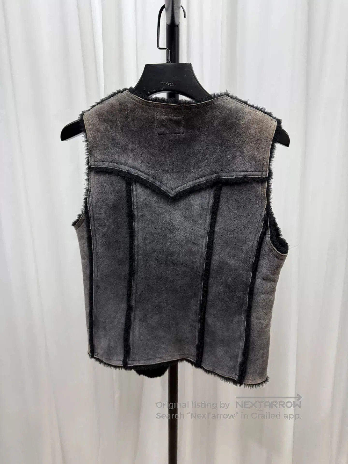 Comme des Garcons Homme Plus Number Nine Sheepskin Panel Vest. Size US S / EU 44-46 / 1 - 8 Thumbnail