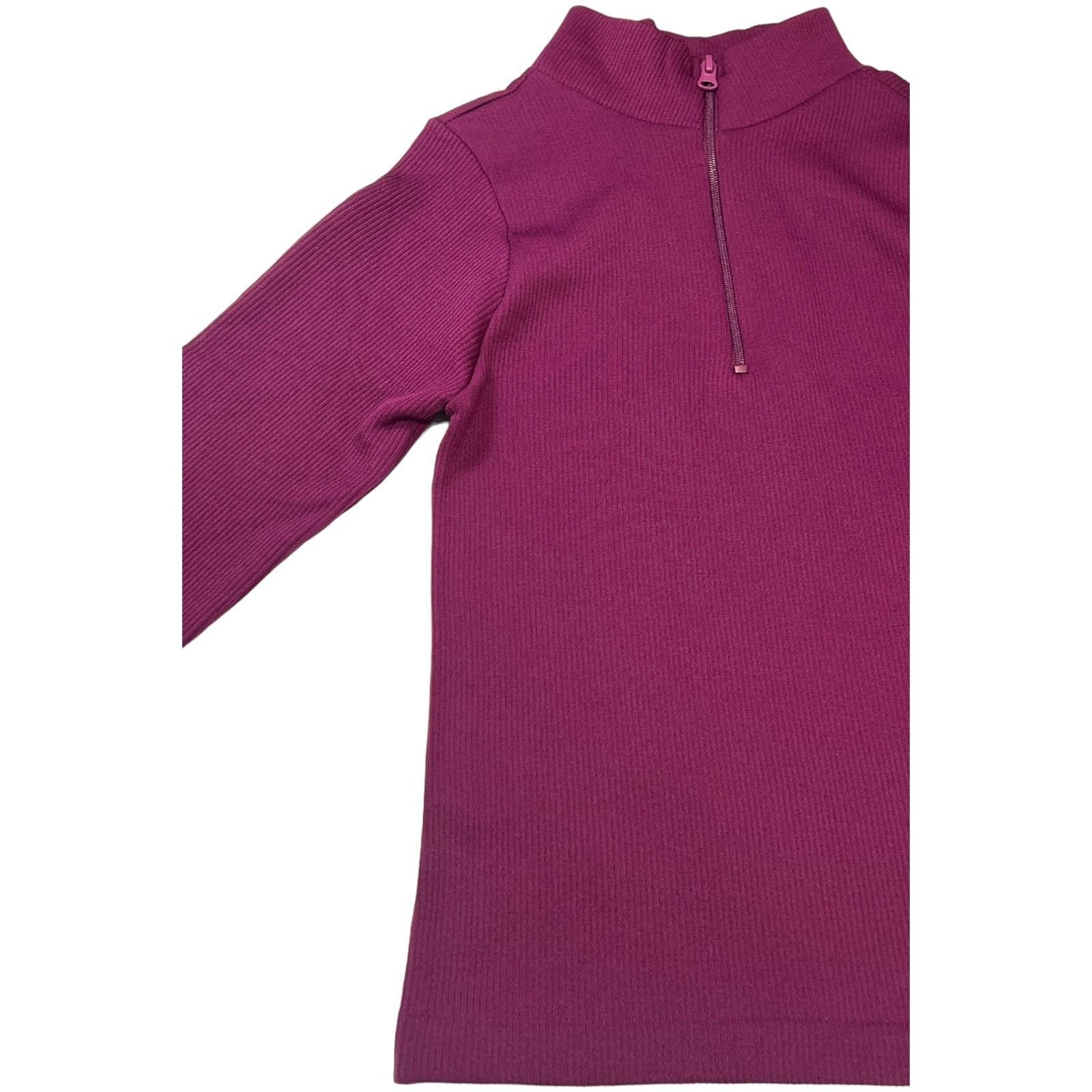 rue21 Rue 21 - Women's 1/2 Zip Long Sleeve Shirt - Purple - Extra Size XS / US 0-2 / IT 36-38 - 13 Thumbnail