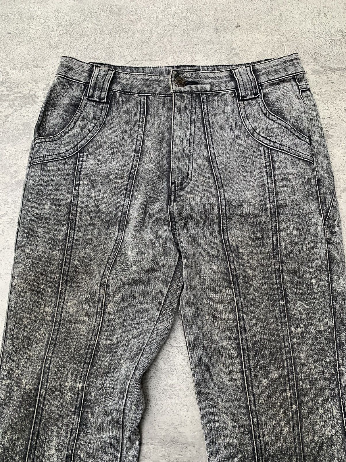 5351 POUR LES HOMMES × If Six Was Nine × Tornado Mart FULLHEART lace-up flare jeans Size US 28 / EU 44 - 4 Thumbnail