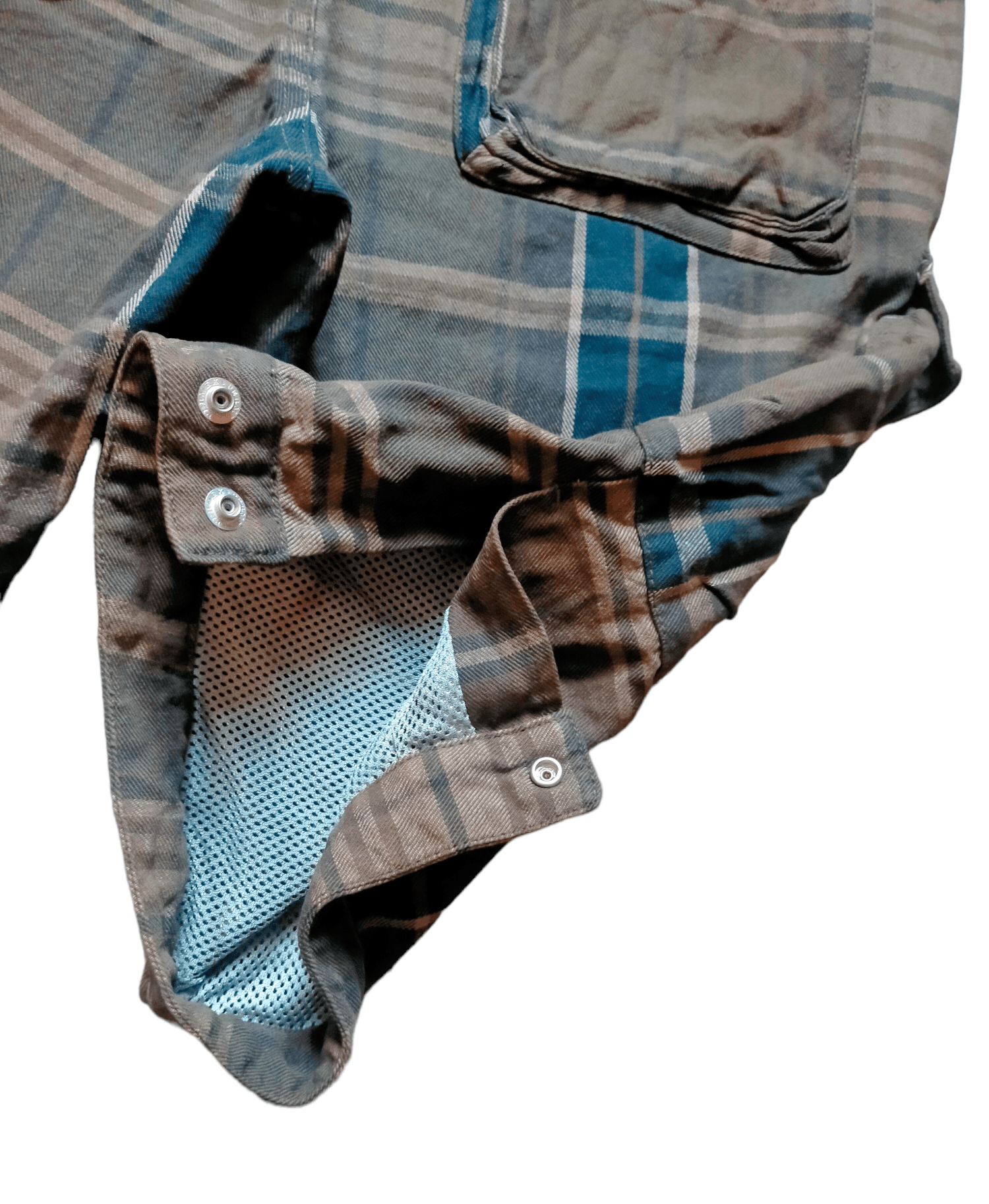 Japanese Brand PPFM Cargo Plaid Short Pants Size US 32 / EU 48 - 12 Thumbnail