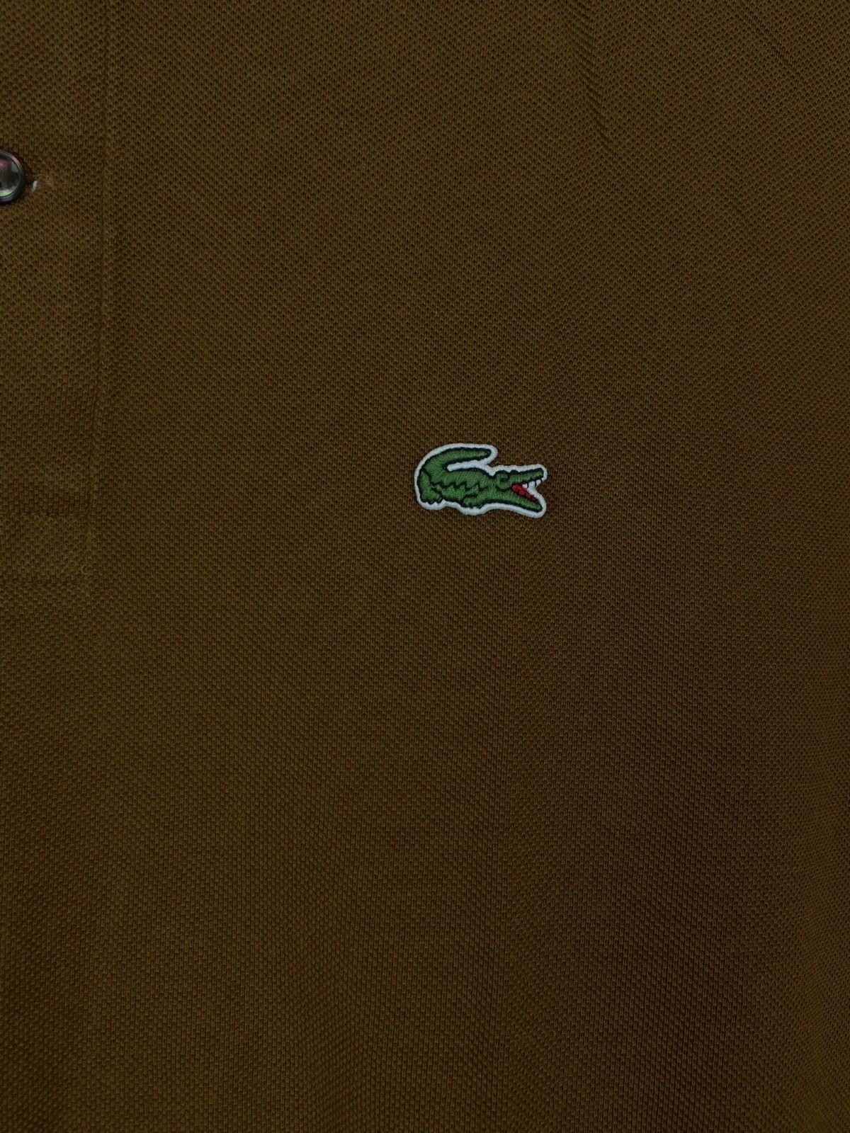 Lacoste Lacoste Polo Shirt Brown Mini Logo Embroidered Size US XL / EU 56 / 4 - 2 Thumbnail