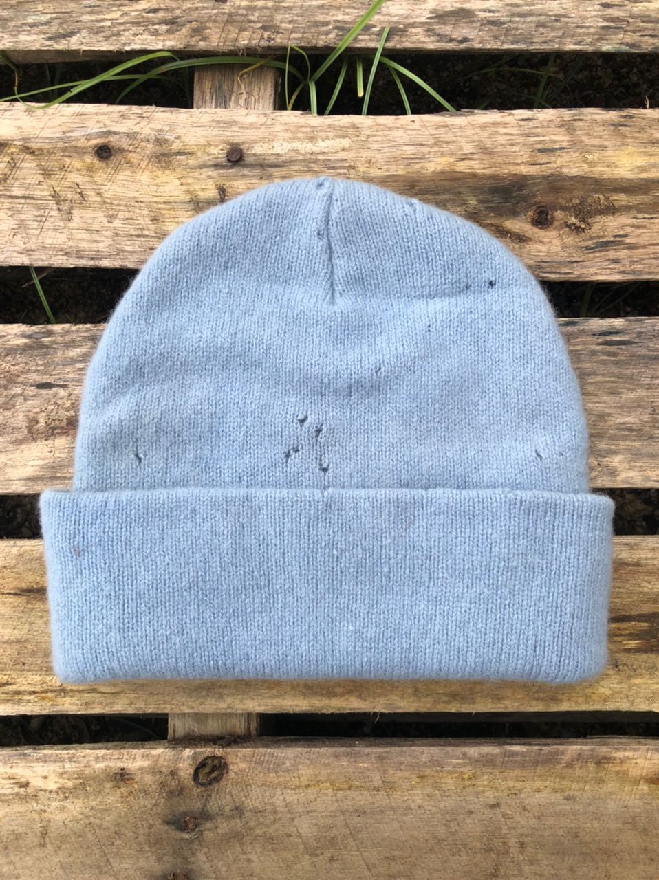 Burberry × Vintage Vintage Burberry London Lambswool Beanie Made In England Size ONE SIZE - 2 Thumbnail