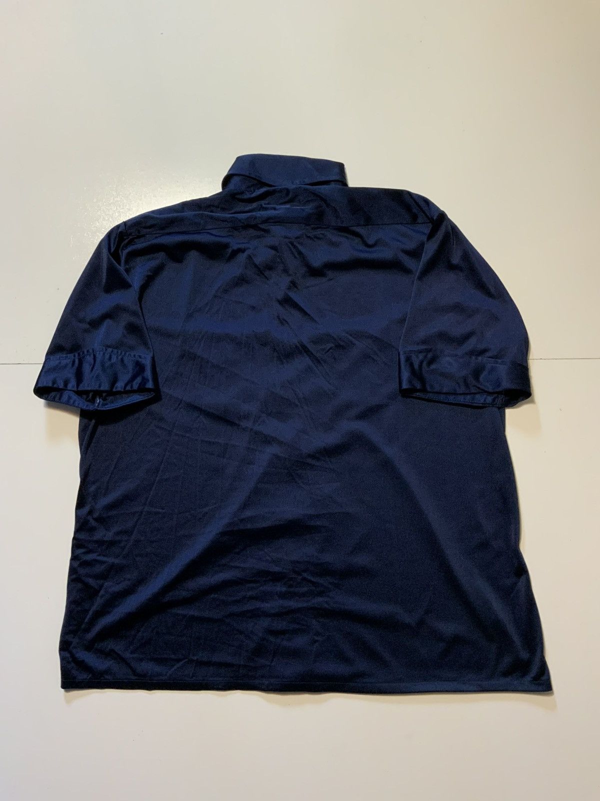 Vintage Vintage 70s Satin Knit By Quinessa Knit Disco Button Shirt Size US XL / EU 56 / 4 - 2 Thumbnail