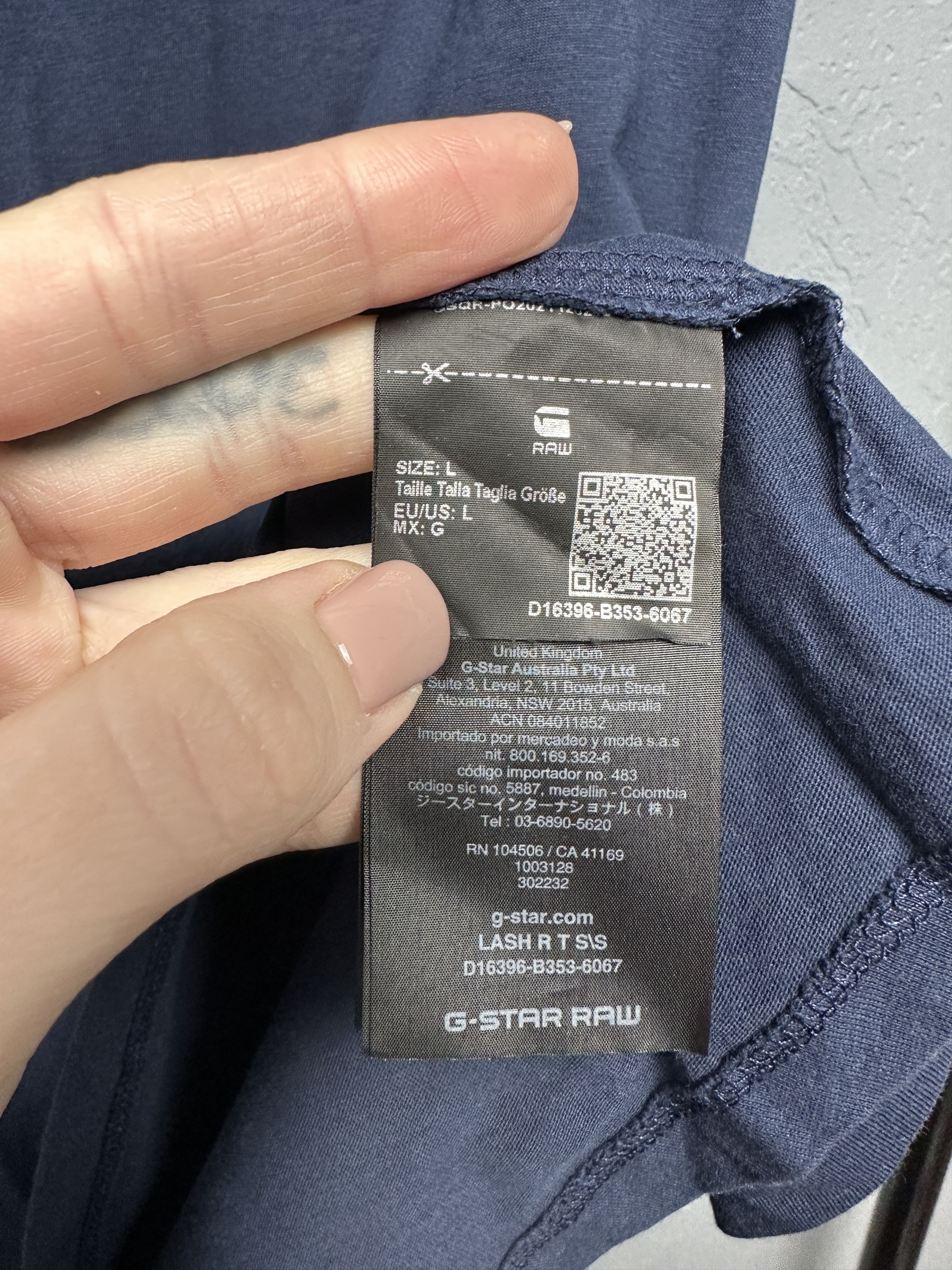 G-Star G Star Raw Mens Lash Crew Neck T-Shirt Size US L / EU 52-54 / 3 - 5 Thumbnail