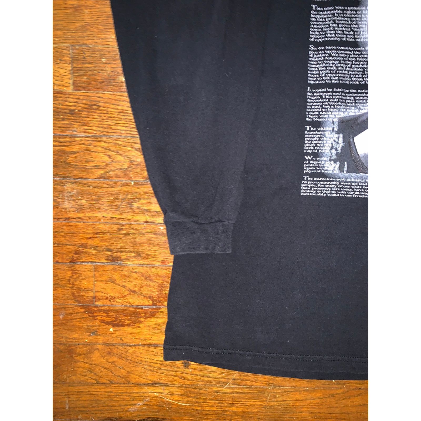 Vintage MLK Jr I Have a Dream Graphic T-Shirt Mens 2XL Tall Y2K Size US XXL / EU 58 / 5 - 5 Thumbnail