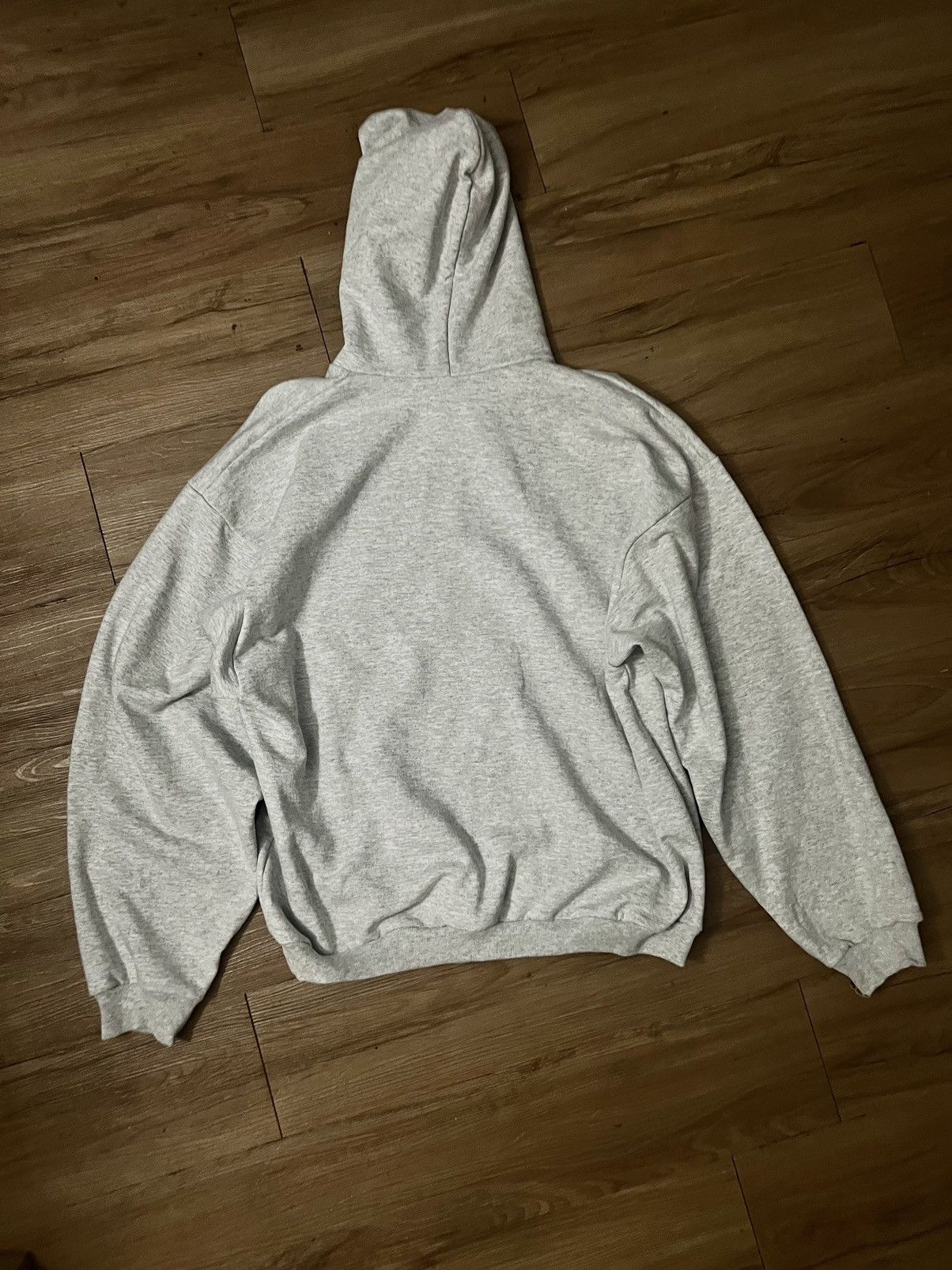 Kanye West YEEZY GOSHA BLACK DOGS HEATHER GREY HOODIE SIZE 1 | Grailed