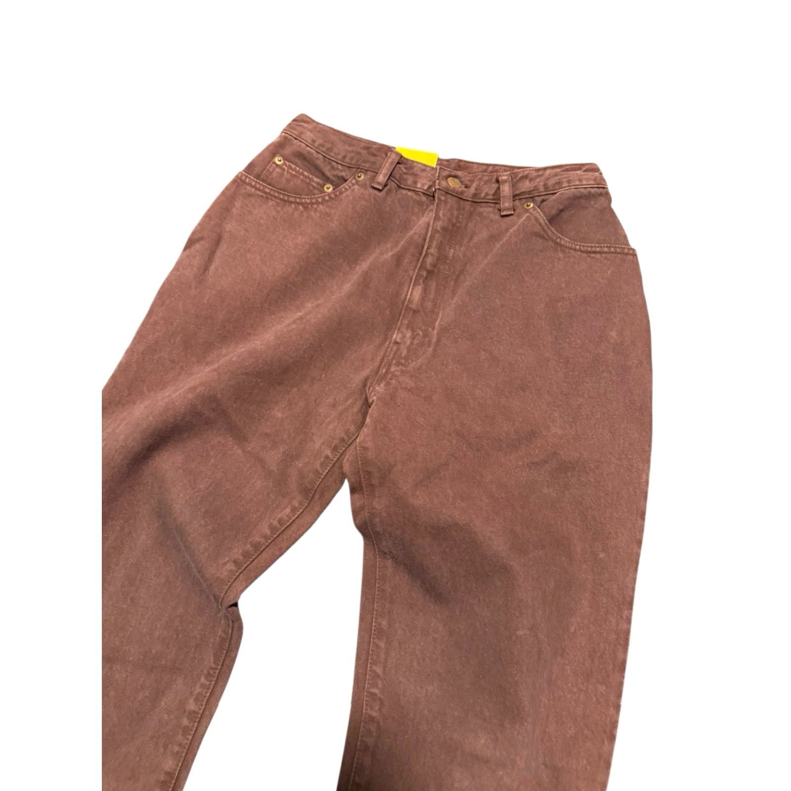 Big John VINTAGE BIG JOHN Jeans NL304 Brown Denim Men’s 33x32 5-Pocket Made in Japan Extra Size US 33 - 2 Thumbnail