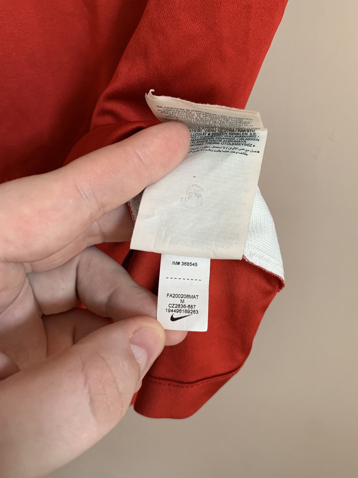 Nike Liverpool 2021 Home Football Shirt Nike Soccer Jersey Size M Size US M / EU 48-50 / 2 - 11 Thumbnail