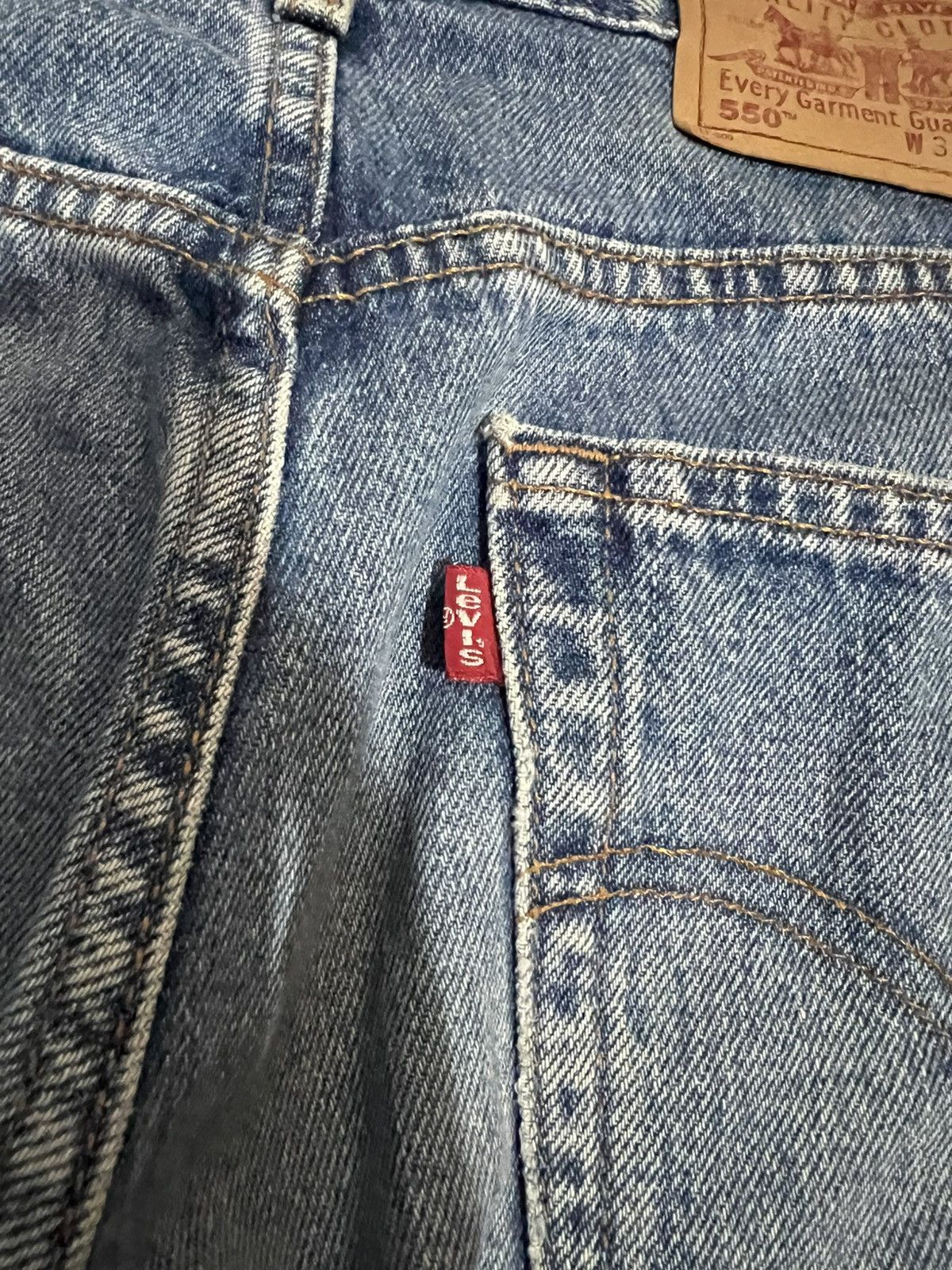 Levi's 90’s Levis 550 Faded Mud Wash Jean Size US 32 / EU 48 - 18 Thumbnail