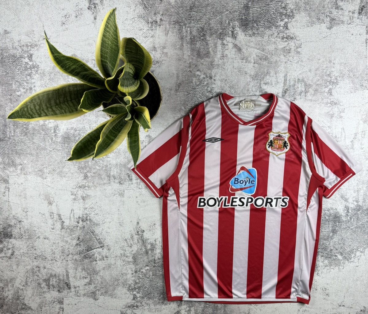 Umbro Sunderland 2009/2010 Home Soccer Umbro Football Jersey Blockcore T Shirt Tee Size US L / EU 52-54 / 3 - 1 Thumbnail