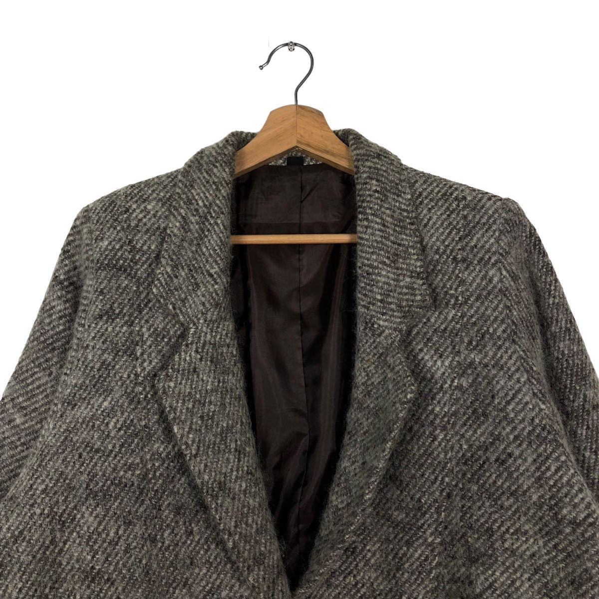 Japanese Brand 🔥Vintage Herringbone Wool Bomber Jacket Issey Miyake Japan Size US M / EU 48-50 / 2 - 2 Thumbnail