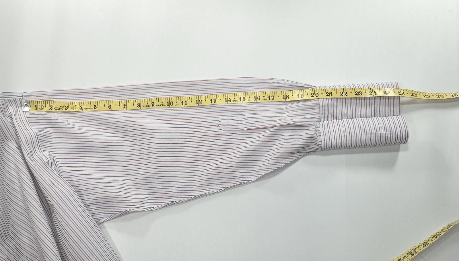 Brooks Brothers Brooks Brothers Striped Non Iron 100% Cotton Button Up Men M Size 38R - 6 Thumbnail