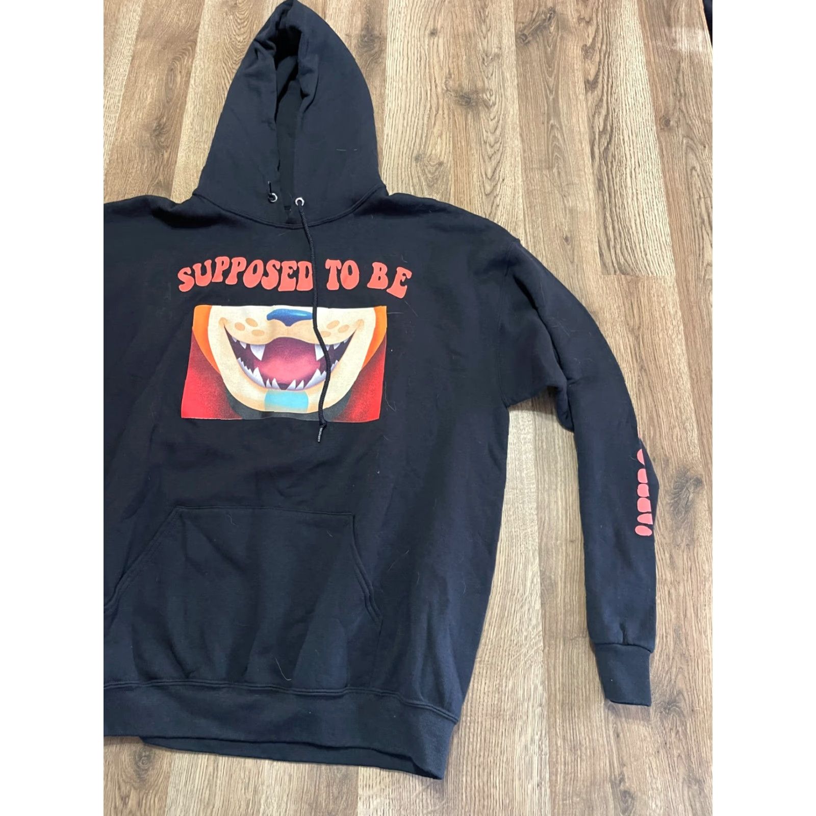 Vintage Five Nights at Freddys Hoodie Mens Size Large Black Pullover Long Sleeve Adult Regular Fit Vintage No Size US L / EU 52-54 / 3 - 4 Thumbnail