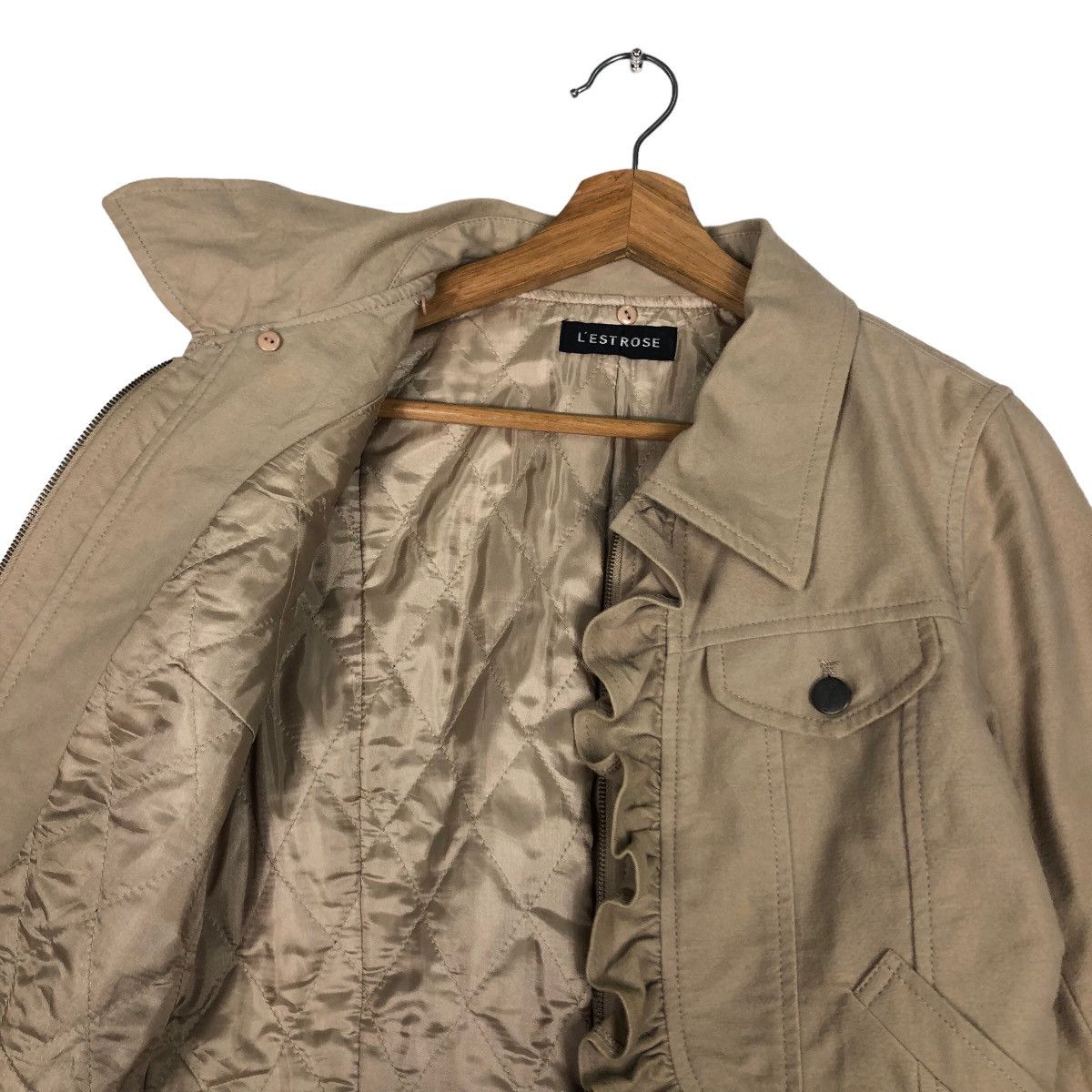 Japanese Brand 🔥Vtg Cropped Biker Jacket Bondage Parachute L’Est Rose Size US M / EU 48-50 / 2 - 11 Thumbnail