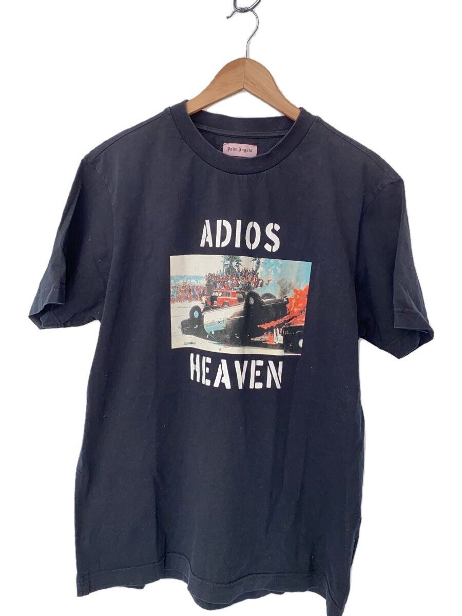 Palm Angels Palm Angels Printed Plain Cotton T-Shirt Black Size US M / EU 48-50 / 2 - 1 Thumbnail