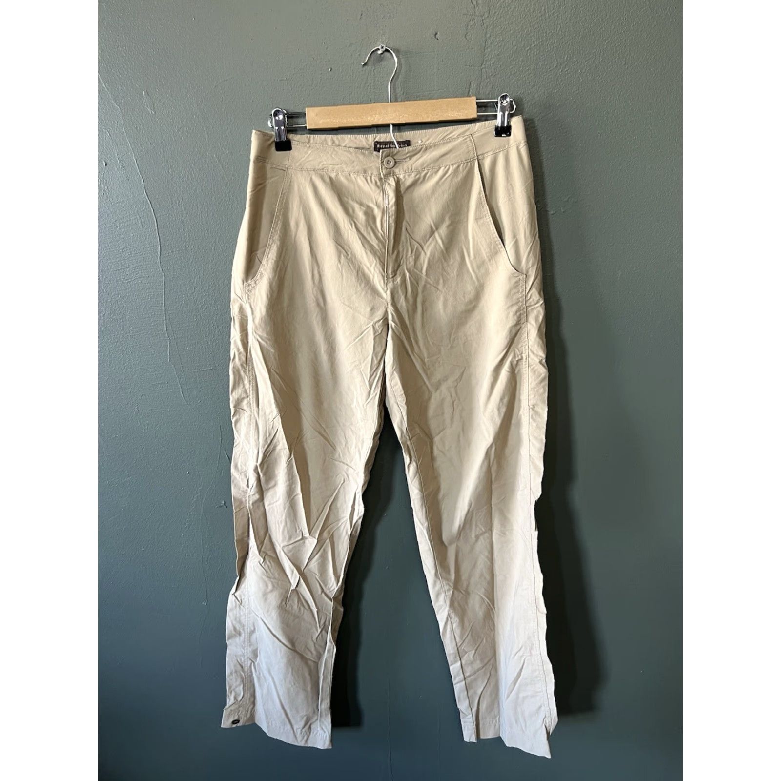Royal Robbins VINTAGE Royal Robbins Khaki Nylon Outdoor Hiking Pants Womens 6 Beige 30 Inseam Pants Size 28" / US 6 / IT 42 - 2 Thumbnail