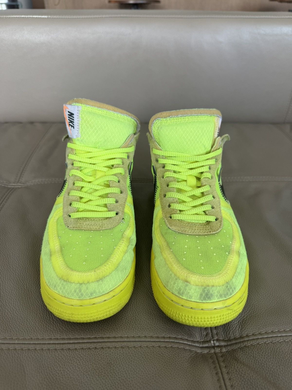 Nike × Off-White Nike X Off white AF1 Volt Size US 9.5 / EU 42-43 - 3 Thumbnail