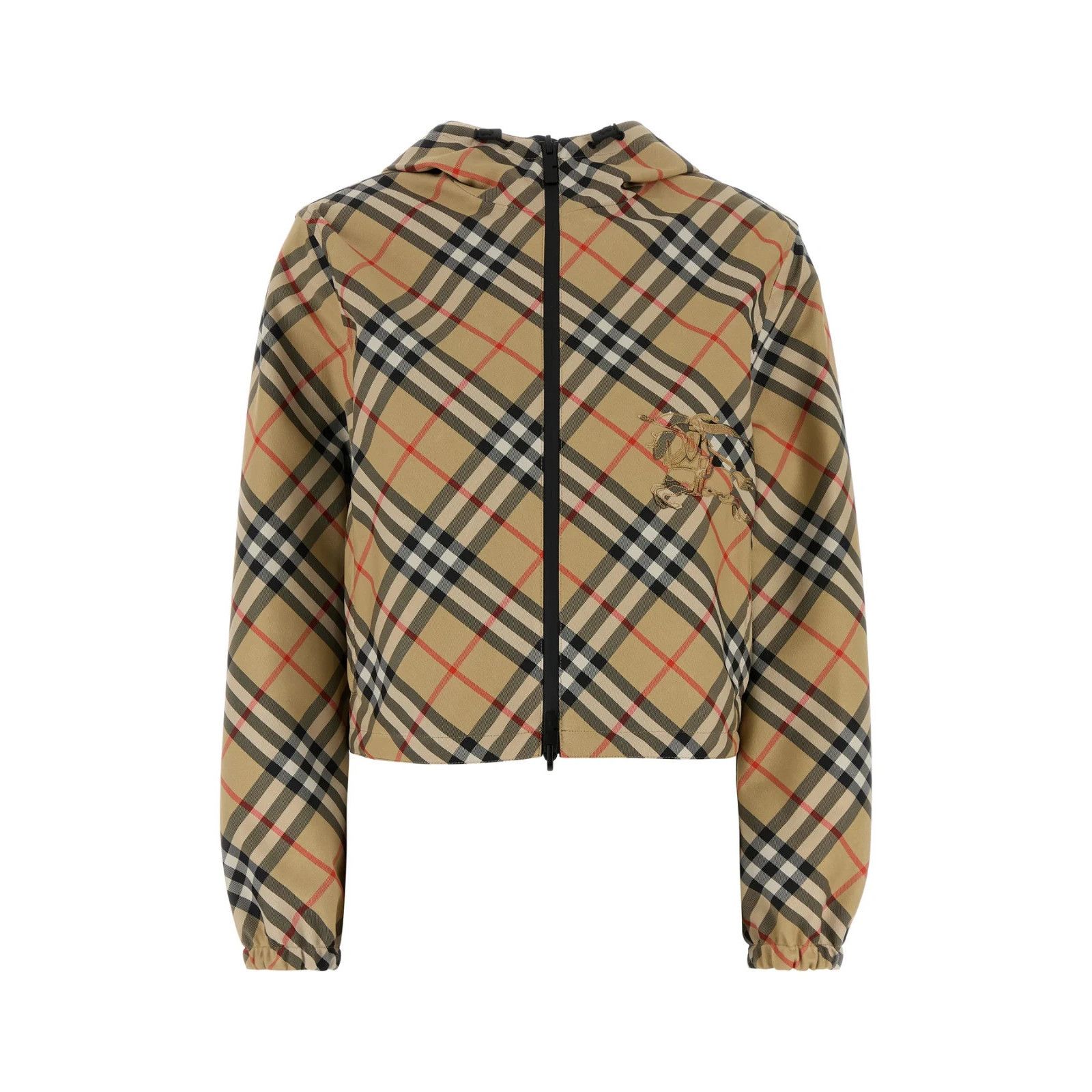 Burberry BURBERRY Embroidered Twill Reversible Jacket New & Authentic Size S / US 4 / IT 40 - 1 Thumbnail