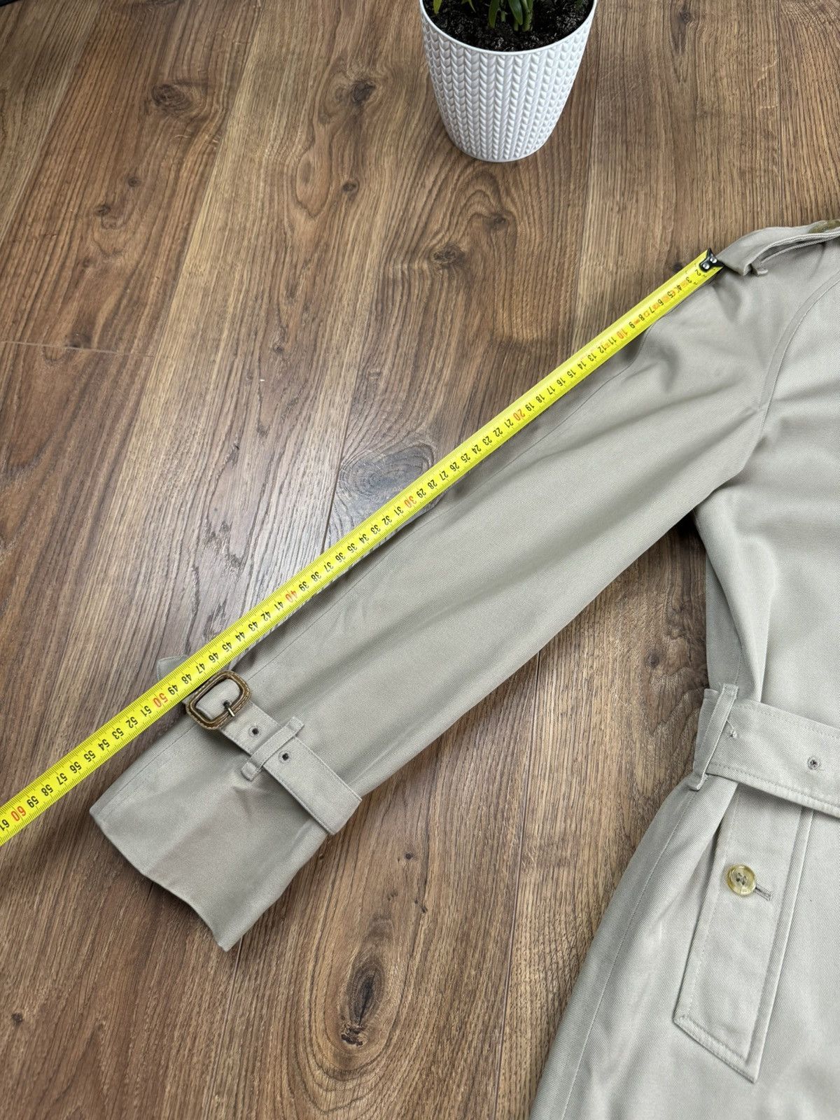 Burberry Vintage trench coat Burberry original luxury streetwear item Size S / US 4 / IT 40 - 10 Thumbnail