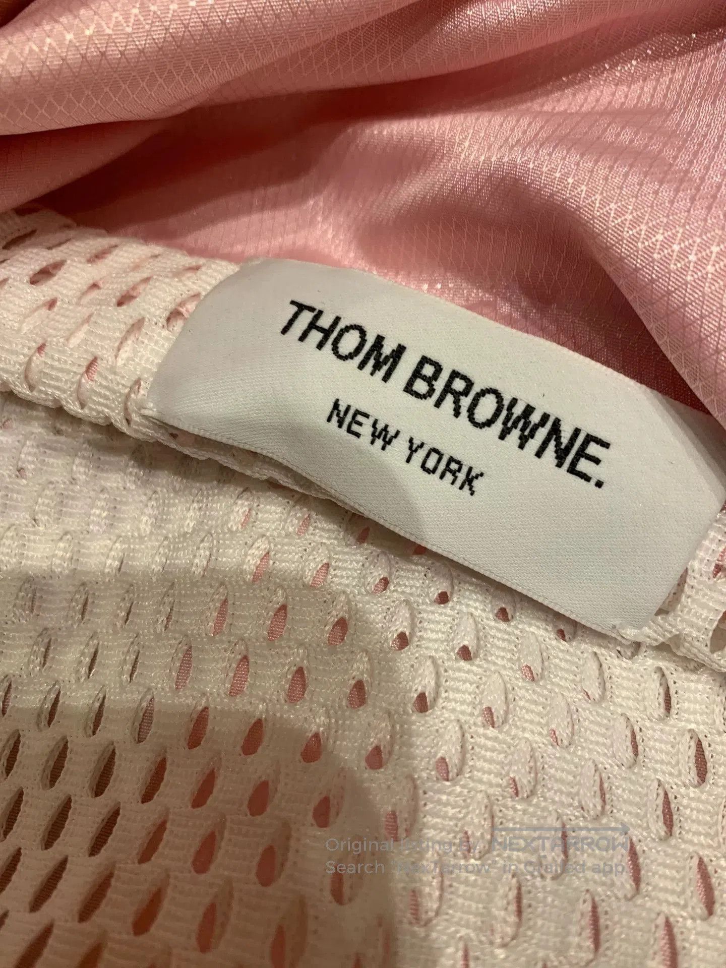 Thom Browne thom browne pink zip-up hooded jacket. Size US S / EU 44-46 / 1 - 4 Thumbnail