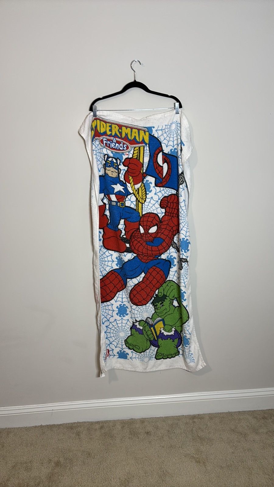 Marvel Comics × Vintage Vintage Marvel Spider-Man Towel Size ONE SIZE - 1 Thumbnail