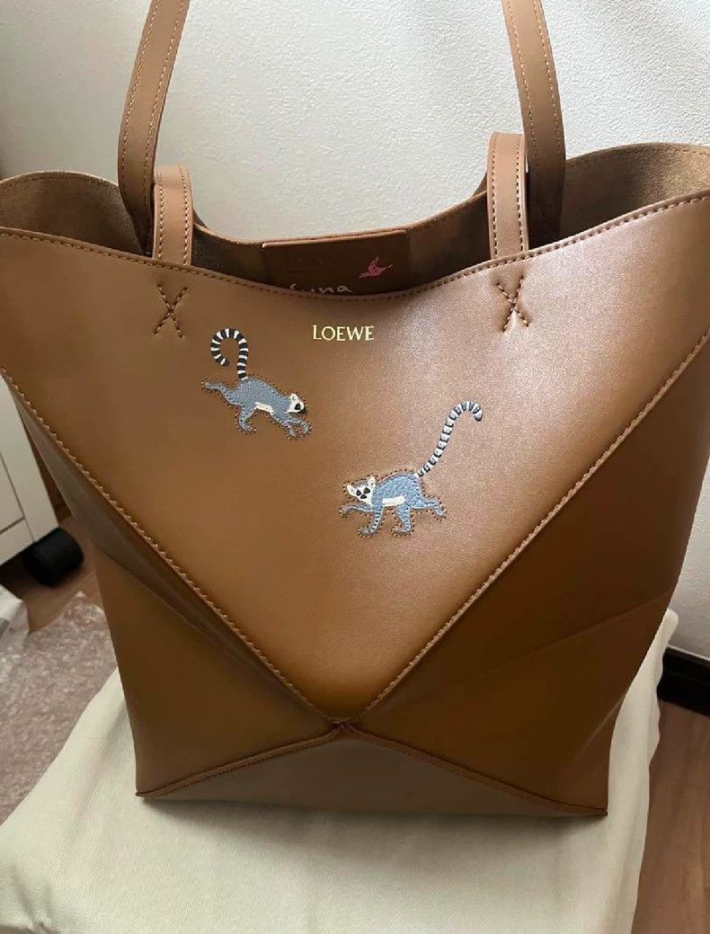 Loewe LOEWE size os Ring-tailed lemur folding tote bag Size ONE SIZE - 2 Thumbnail