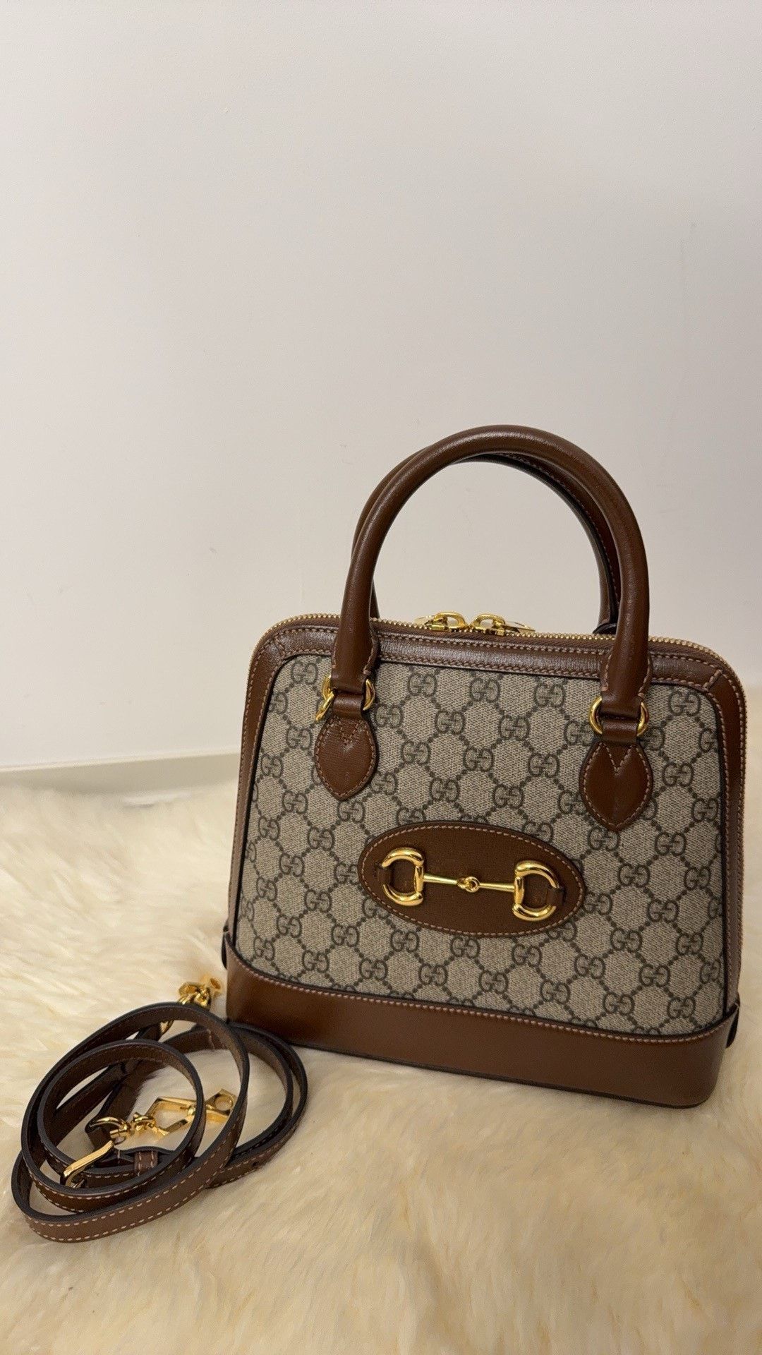 Gucci Gucci Horsebit 1955 Shell Bag Size ONE SIZE - 1 Thumbnail