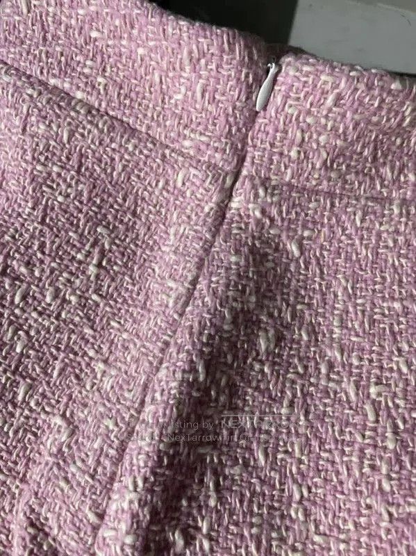 Miu Miu Miu Miu Pink Cotton Mini Skirt . Size 22" - 3 Thumbnail