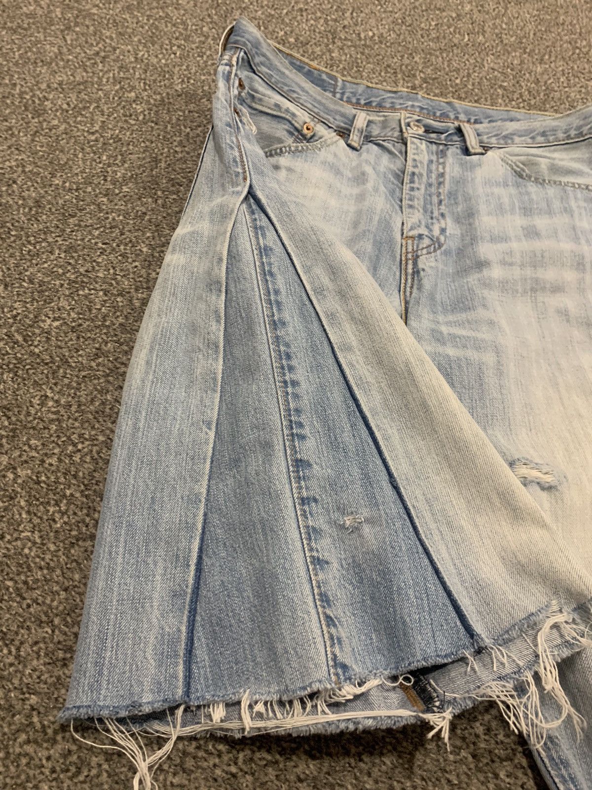 Levi's Vintage Clothing Y2K Wide Leg Levis Jorts Japanese Style Size US 31 - 7 Thumbnail