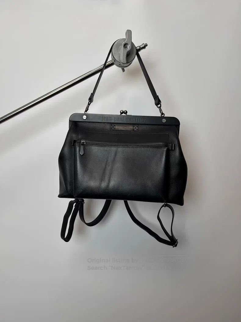 Jean Paul Gaultier Jean Paul Gaultier Calf Leather Backpack Size ONE SIZE - 1 Thumbnail