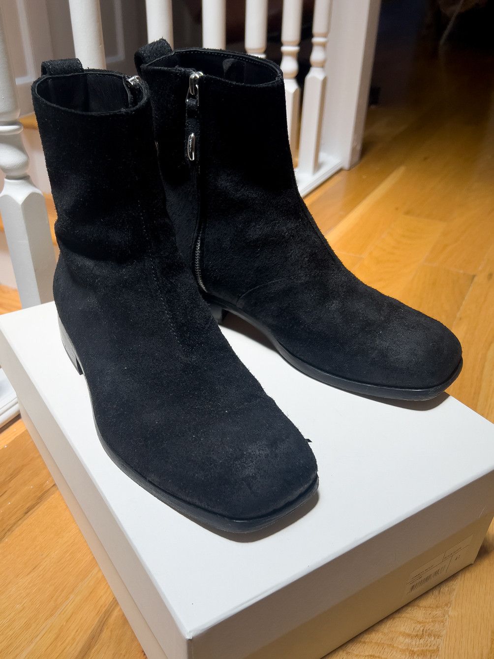 Our Legacy Our Legacy Michaelis Camion Suede Square-toed Boot (41) | Grailed