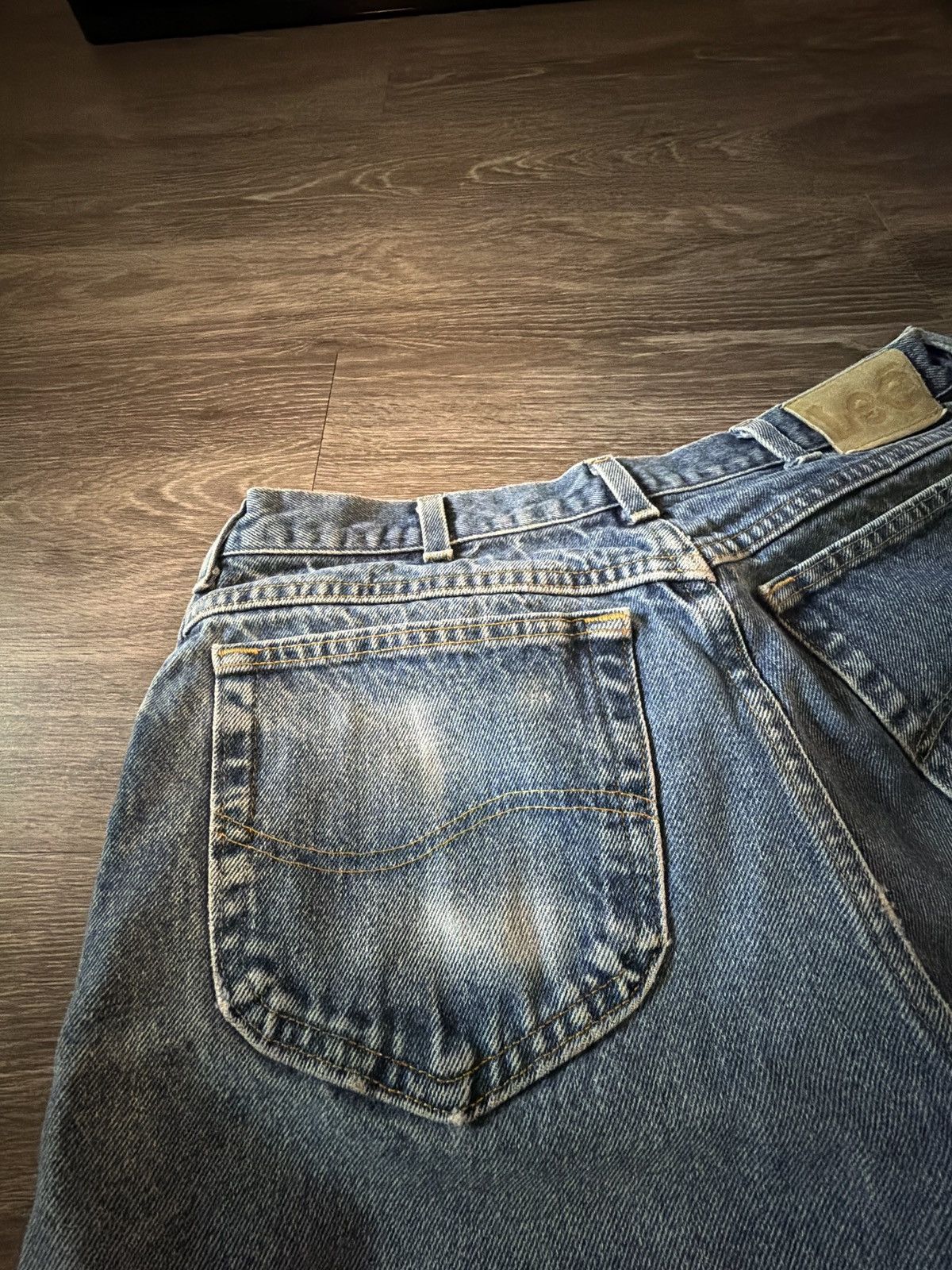 Lee Classic Vintage Heavyweight Natural Faded Lee Jeans Size US 31 - 4 Thumbnail