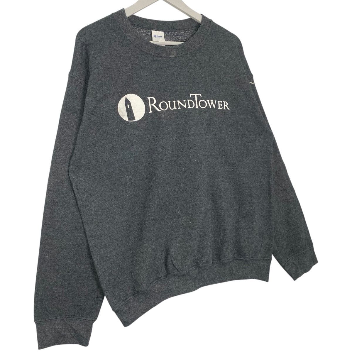 Vintage Vintage Round Tower Sweatshirt Crewneck Dark Grey Size US M / EU 48-50 / 2 - 3 Thumbnail