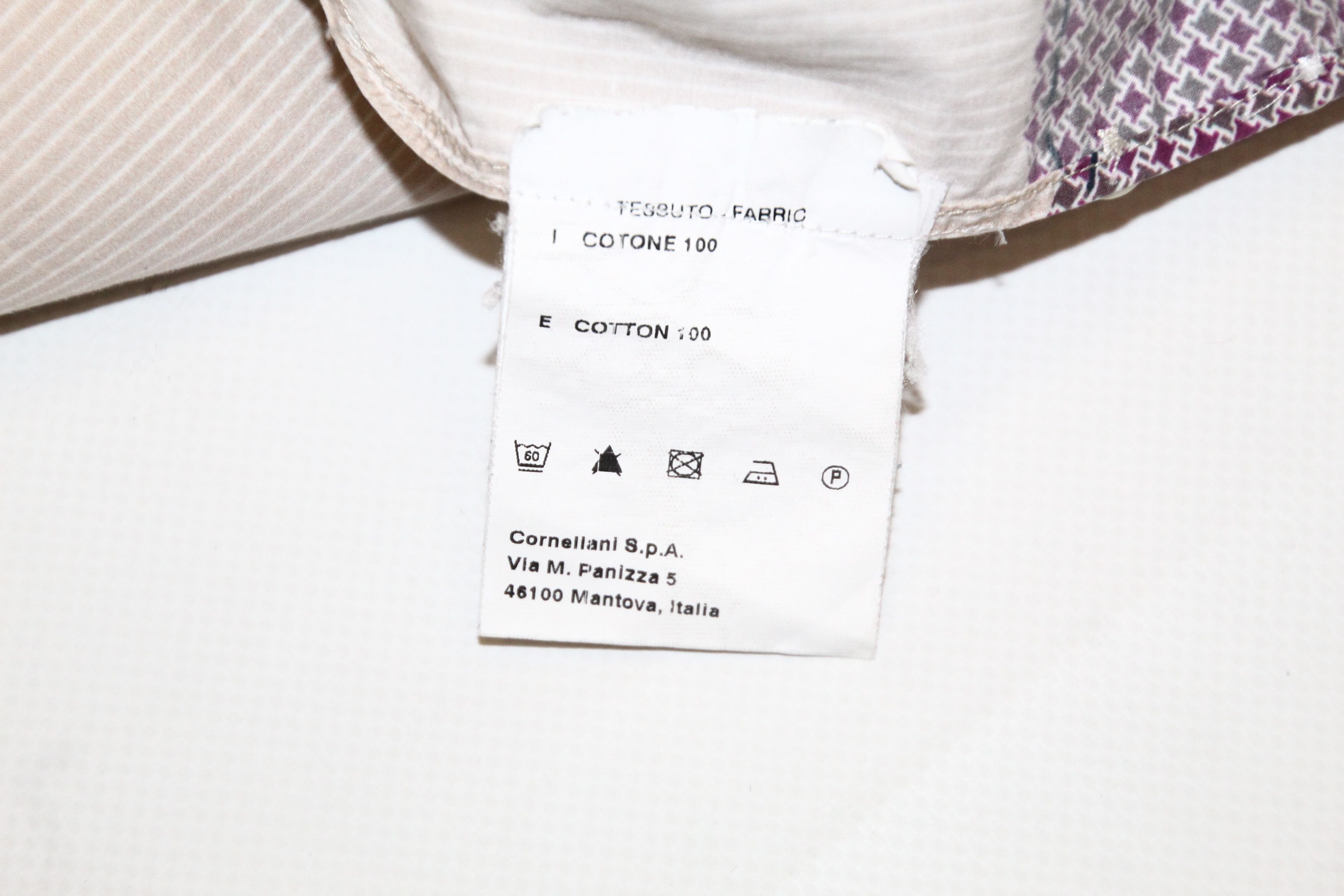 Corneliani Corneliani ID Boro Patchwork Cutaway collar casual shirt Size US M / EU 48-50 / 2 - 12 Thumbnail
