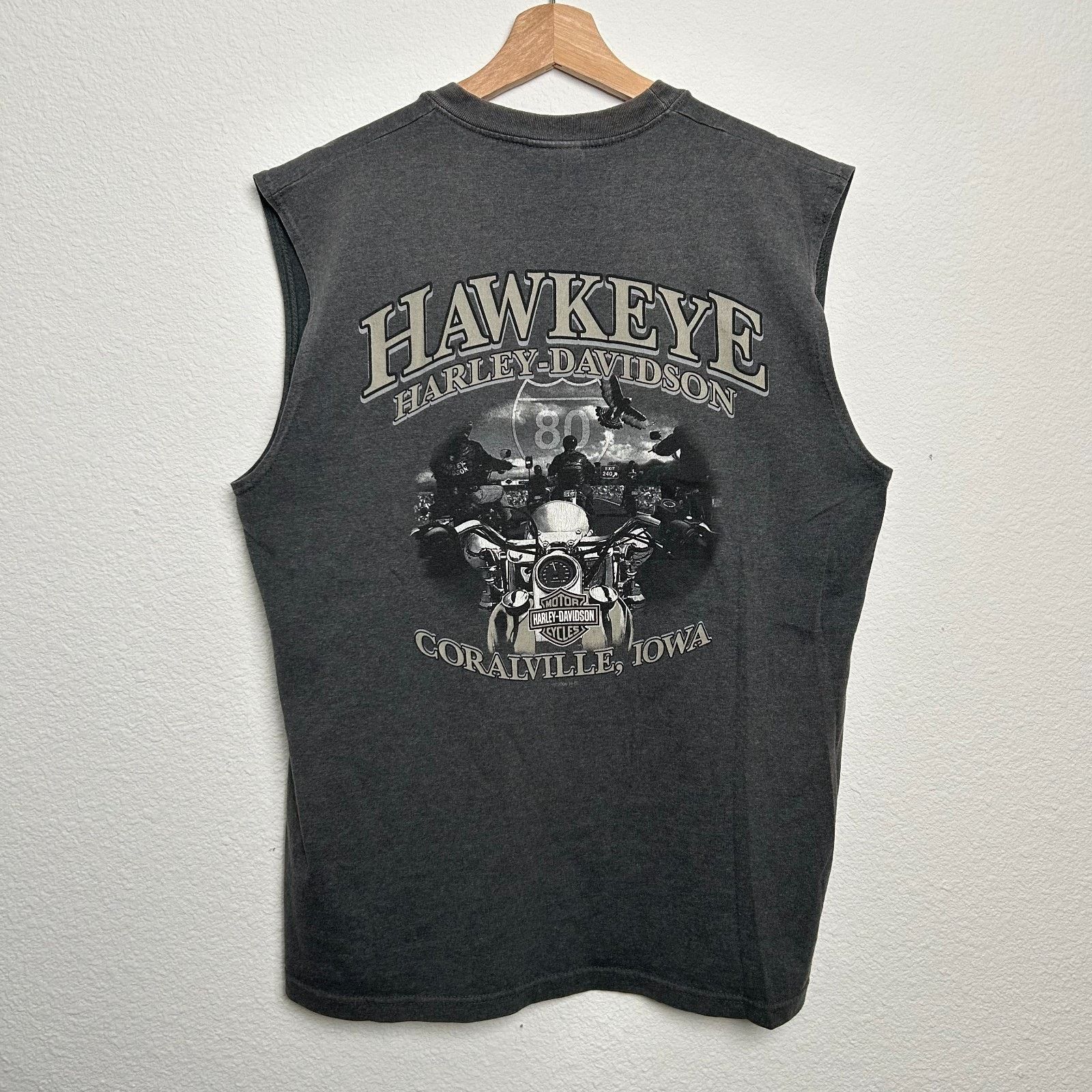 Harley Davidson Harley Davidson Tank Mens Large Black Work Sucks Lets Ride Size US L / EU 52-54 / 3 - 2 Thumbnail