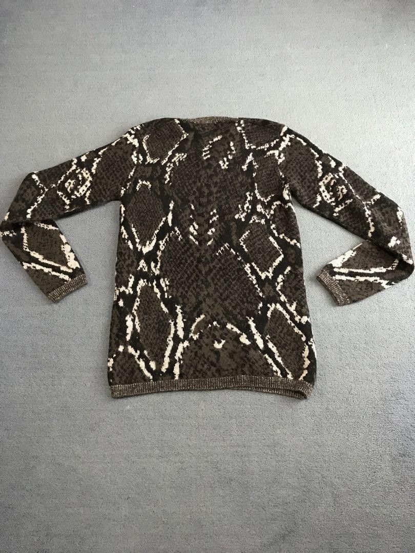 Yohji Yamamoto POUR HOMME archive snake pattern knit Size US L / EU 52-54 / 3 - 2 Thumbnail
