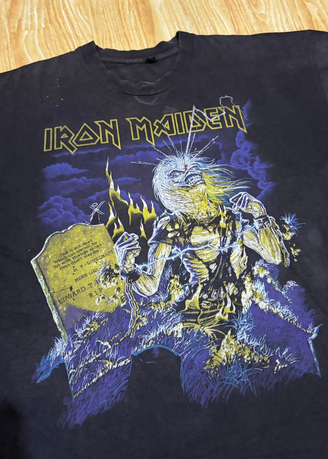 Iron Maiden vtg 80s iron maiden Life after death,Metallica,Ozzy Osbourne Size US XL / EU 56 / 4 - 4 Thumbnail