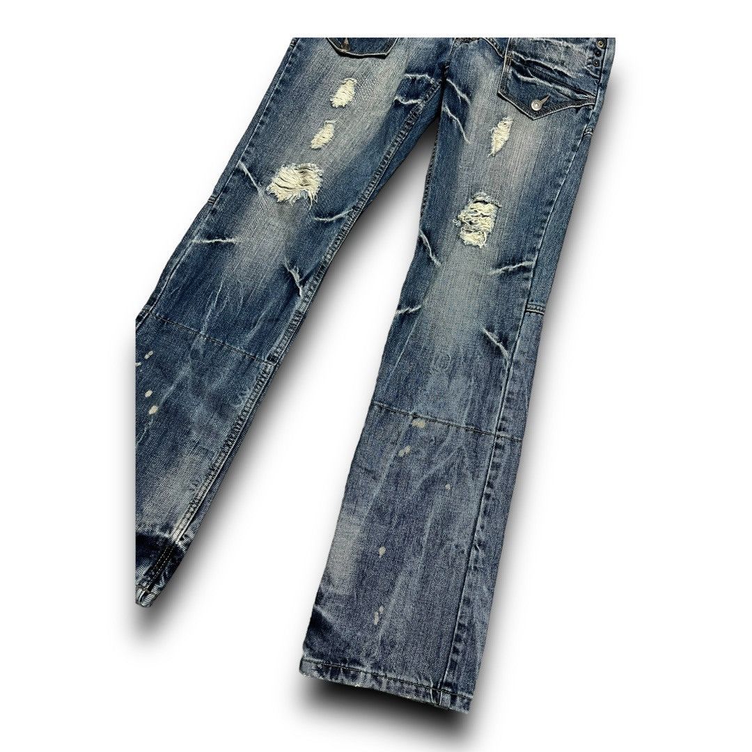 Japanese Brand × PPFM PPFM DISTRESSED DENIM JAPANESE BRAND JEANS Size US 33 - 5 Thumbnail
